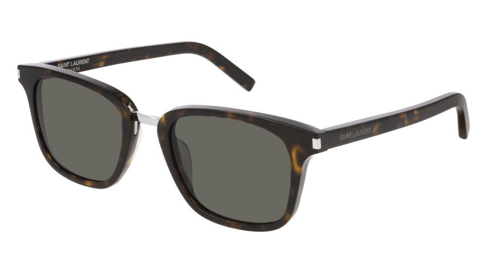 Saint Laurent Sunglass Man Havana Havana Grey