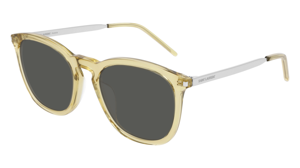 Saint Laurent Sunglass Man Yellow Silver Grey