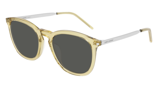 Saint Laurent Sunglass Man Yellow Silver Grey