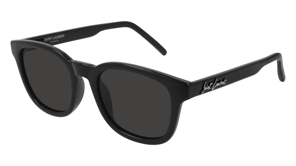 Saint Laurent Sunglass Man Black Black Black