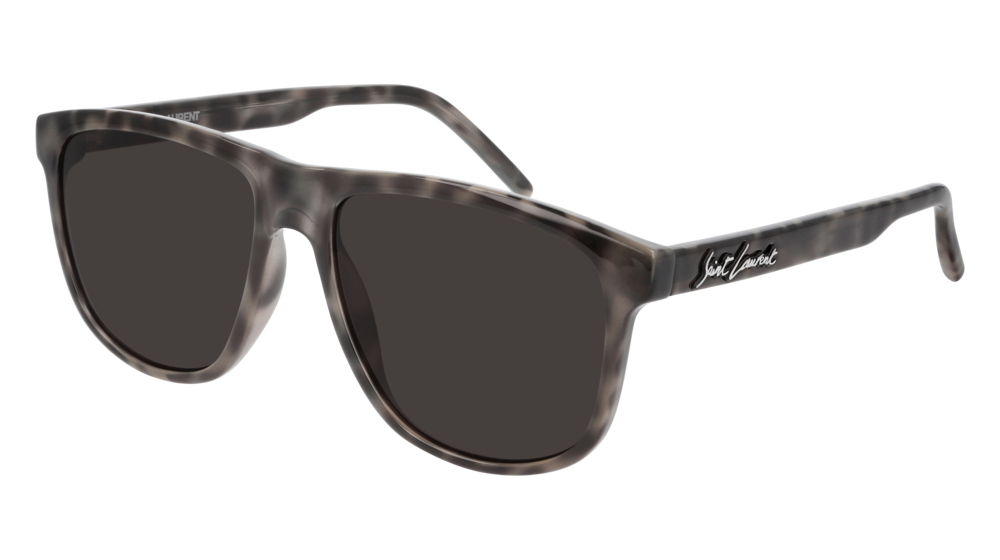 Saint Laurent Sunglass Man Grey Grey Black