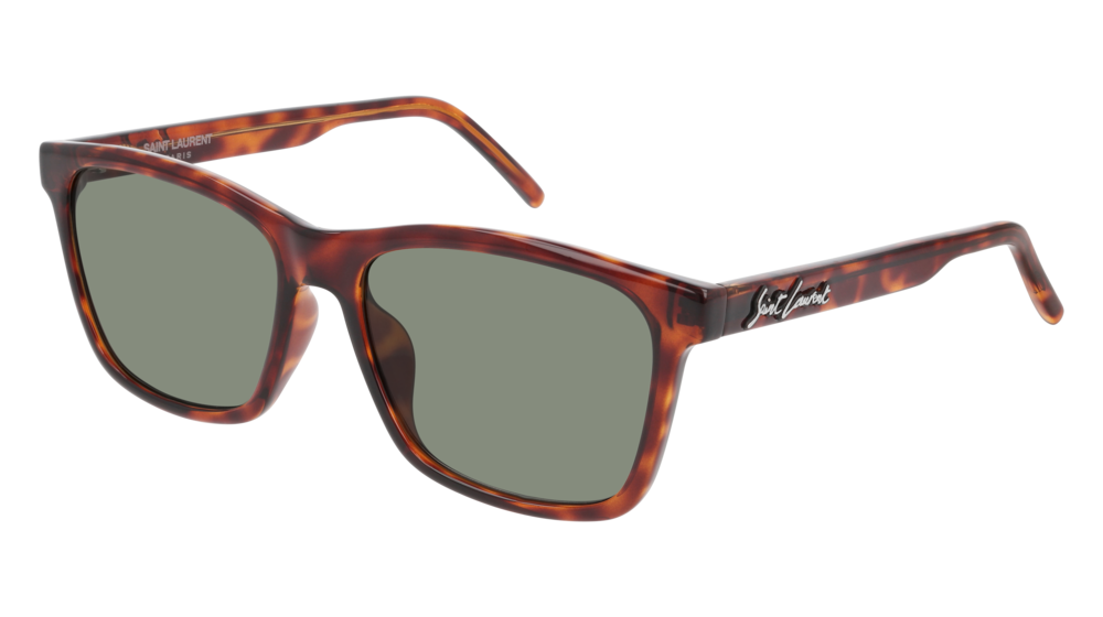 Saint Laurent Sunglass Man Havana Havana Green