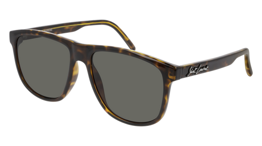 Saint Laurent Sunglass Man Havana Havana Grey