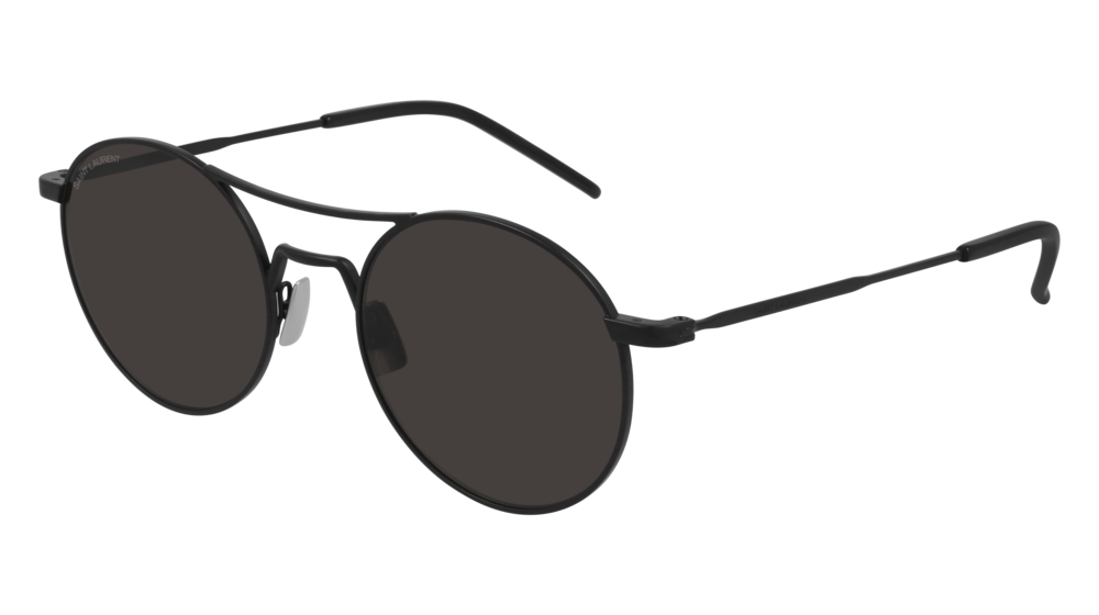 Saint Laurent Sunglass Man Black Black Black