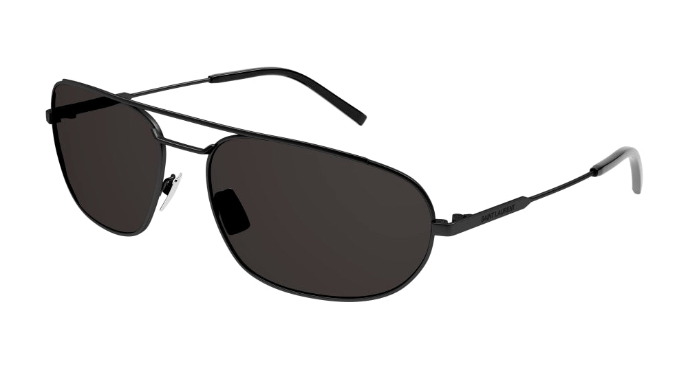 Saint Laurent Sunglass Man Black Black Black