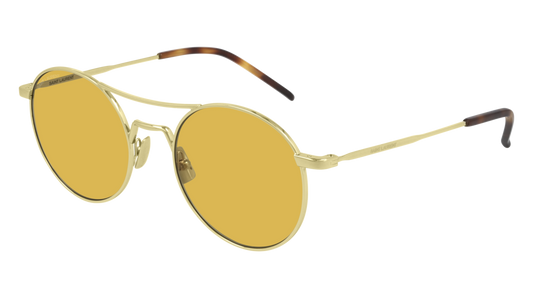 Saint Laurent Sunglass Man Gold Gold Yellow