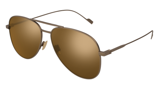 Saint Laurent Sunglass Man Bronze Bronze Brown