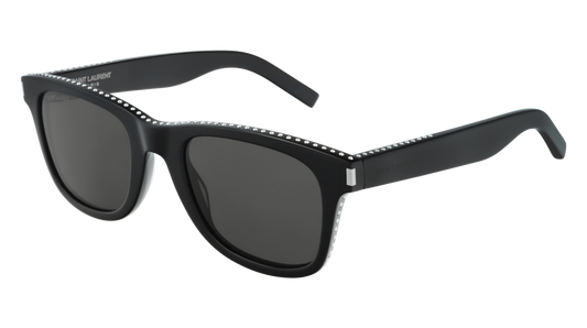 Saint Laurent Sunglass Unisex Black Black Grey