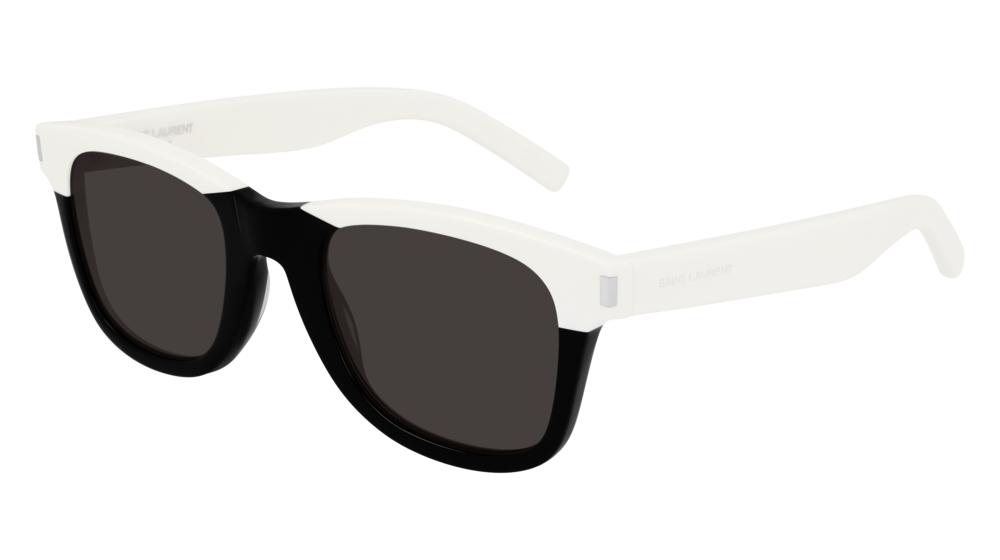 Saint Laurent Sunglass Unisex Black Ivory Black