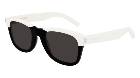 Saint Laurent Sunglass Unisex Black Ivory Black