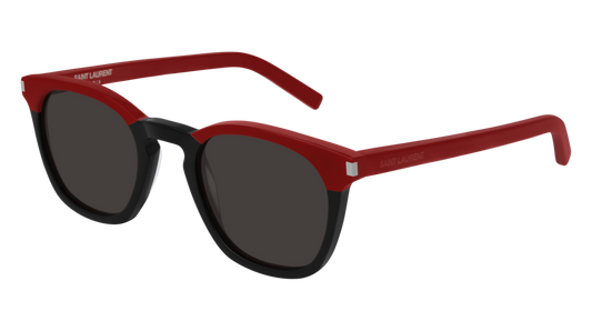 Saint Laurent Sunglass Unisex Black Red Grey