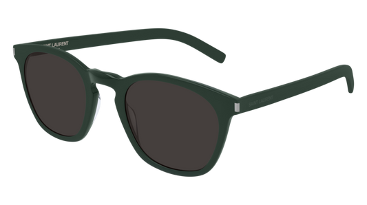 Saint Laurent Sunglass Unisex Green Green Black