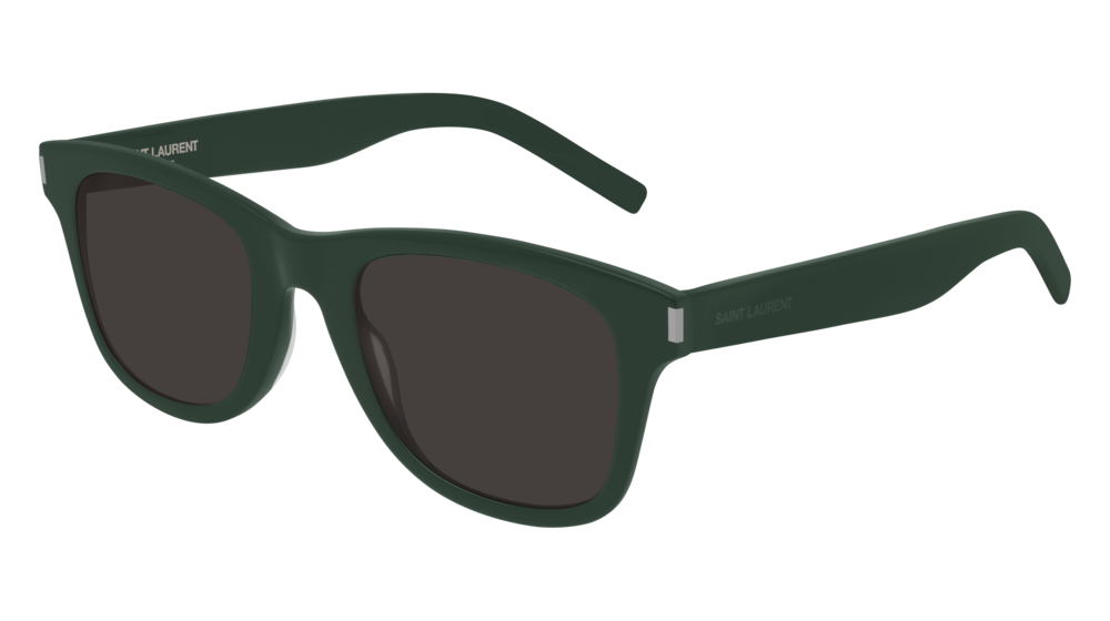 Saint Laurent Sunglass Unisex Green Green Black