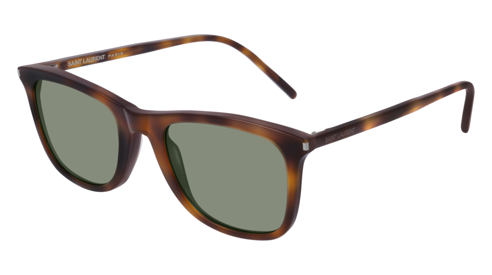 Saint Laurent Sunglass Unisex Havana Havana Green