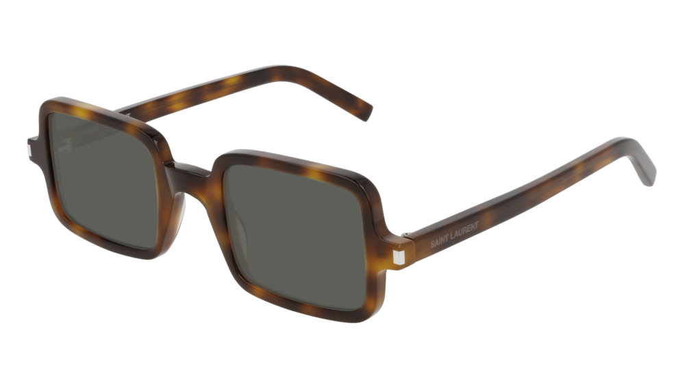 Saint Laurent Sunglass Unisex Havana Havana Green