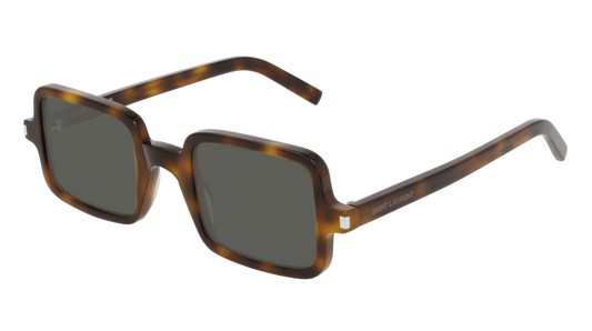 Saint Laurent Sunglass Unisex Havana Havana Green