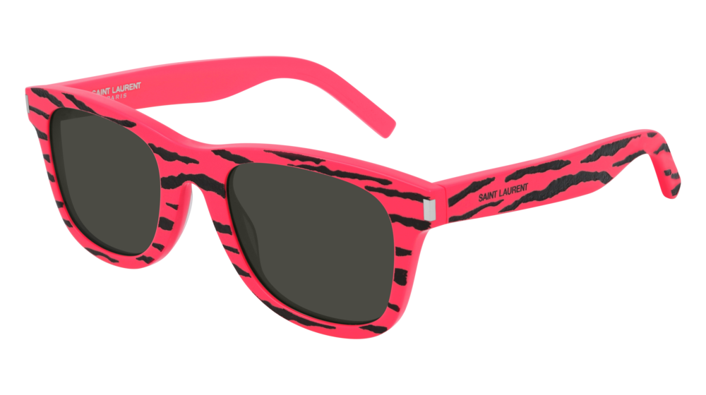 Saint Laurent Sunglass Unisex Pink Pink Black