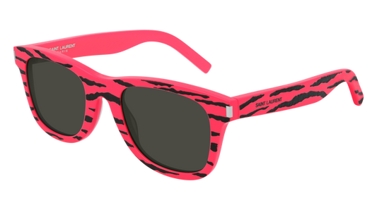 Saint Laurent Sunglass Unisex Pink Pink Black