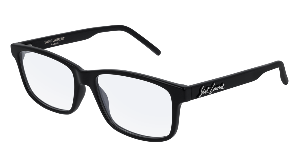 Saint Laurent Sunglass Unisex Black Black Transparent