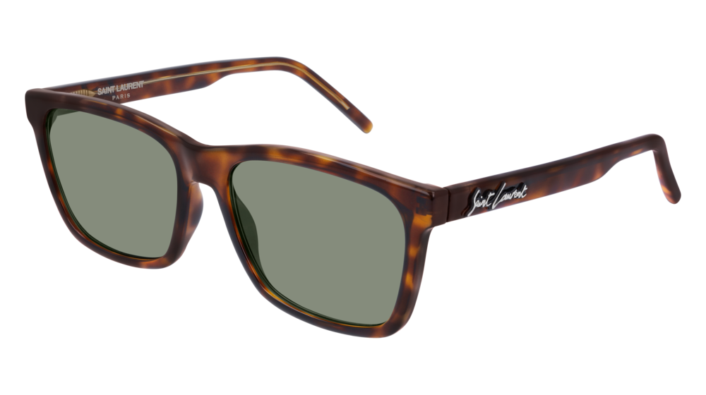 Saint Laurent Sunglass Unisex Havana Havana Green