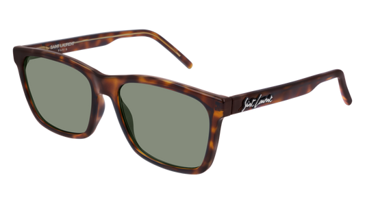 Saint Laurent Sunglass Unisex Havana Havana Green