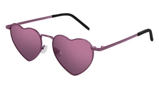 Saint Laurent Sunglass Unisex Pink Pink Pink