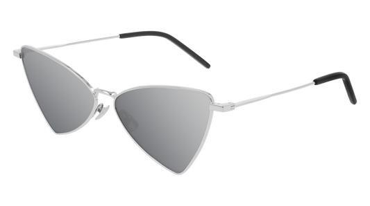 Saint Laurent Sunglass Unisex Silver Silver Silver