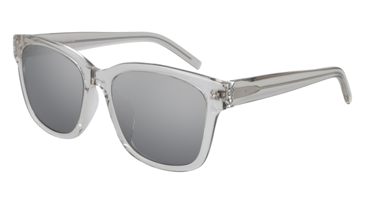 Saint Laurent Sunglass Unisex Beige Beige Silver