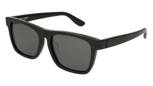 Saint Laurent Sunglass Unisex Black Black Grey