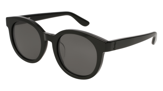 Saint Laurent Sunglass Unisex Black Black Grey