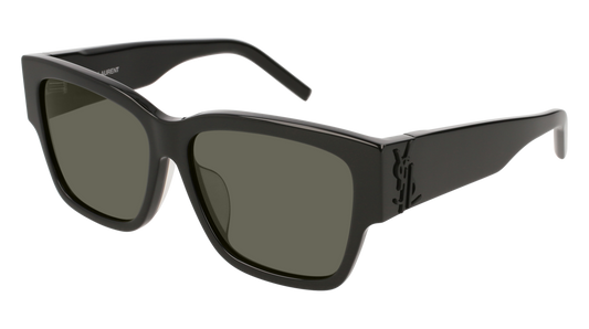 Saint Laurent Sunglass Unisex Black Black Grey