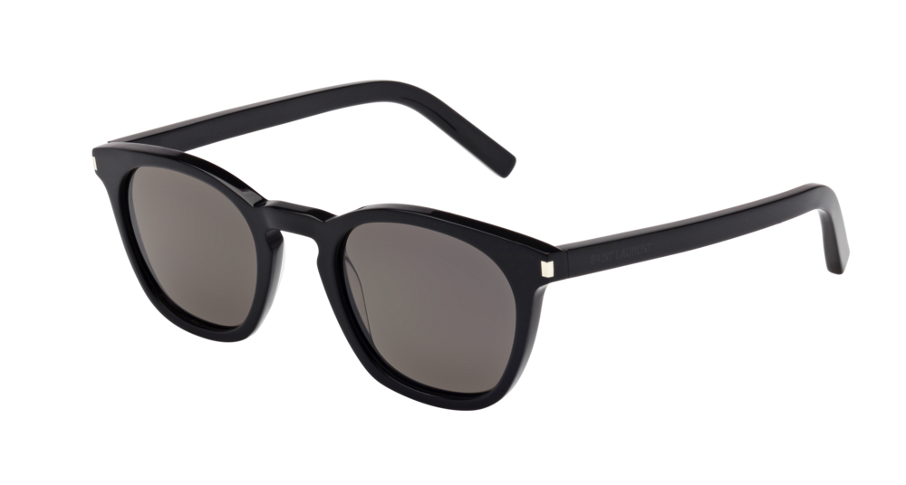 Saint Laurent Sunglass Unisex Black Black Smoke