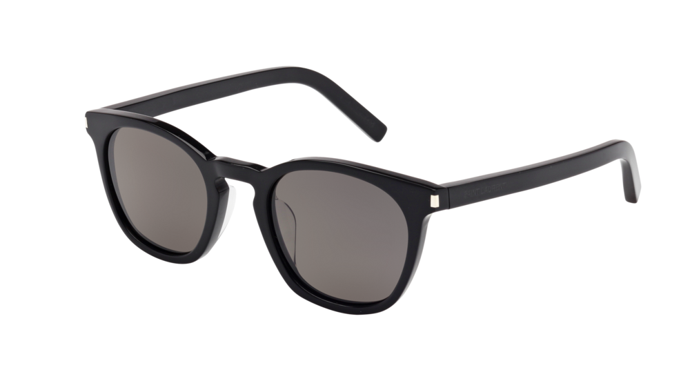 Saint Laurent Sunglass Unisex Black Black Smoke