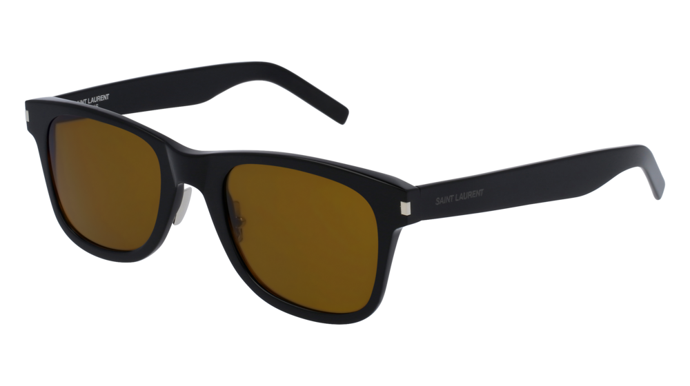 Saint Laurent Sunglass Unisex Black Black Smoke