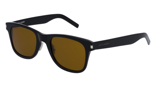 Saint Laurent Sunglass Unisex Black Black Smoke