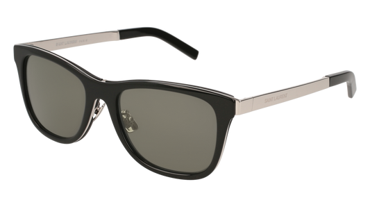 Saint Laurent Sunglass Unisex Black Silver Grey