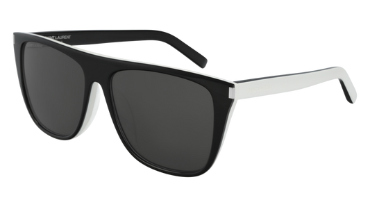 Saint Laurent Sunglass Unisex Black White Grey