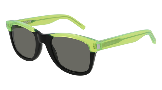 Saint Laurent Sunglass Unisex Green Green Grey