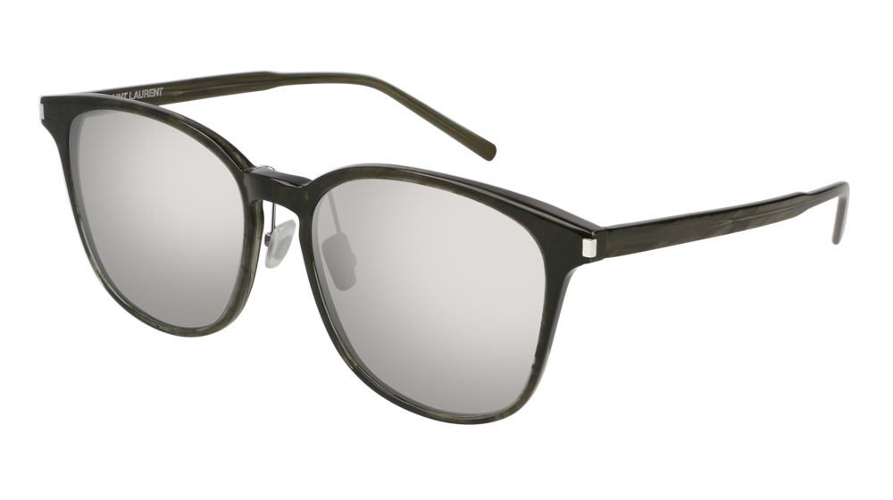 Saint Laurent Sunglass Unisex Grey Grey Silver