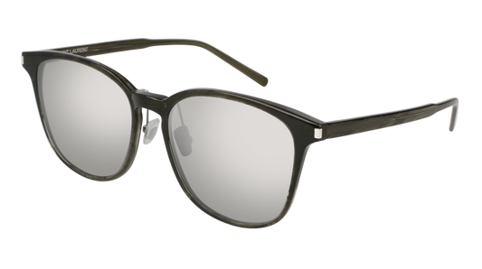 Saint Laurent Sunglass Unisex Grey Grey Silver