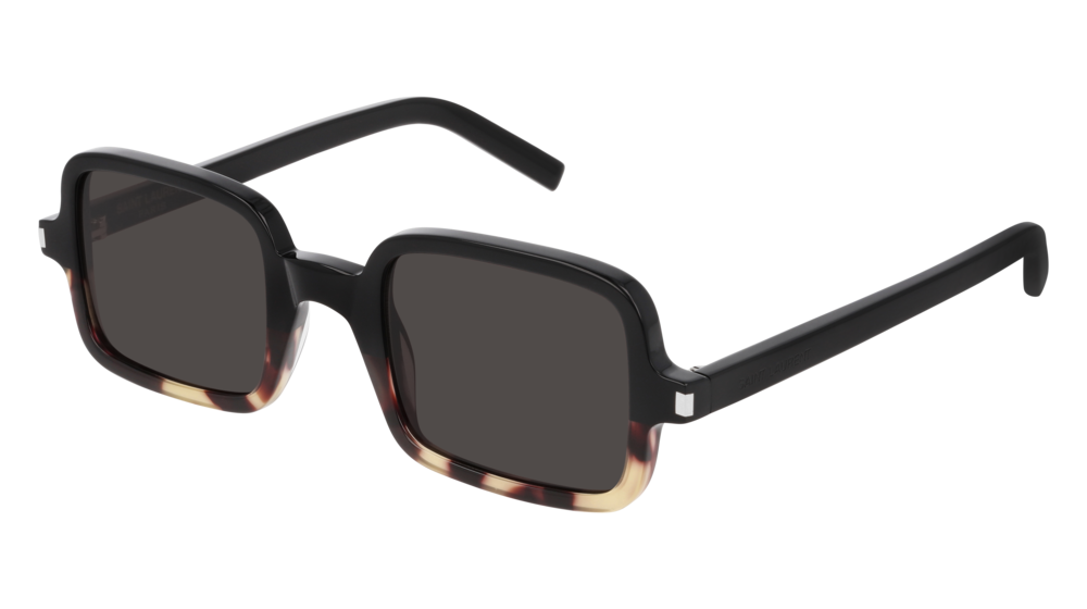 Saint Laurent Sunglass Unisex Havana Black Black