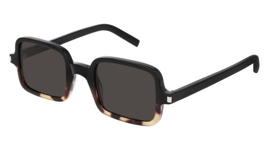 Saint Laurent Sunglass Unisex Havana Black Black