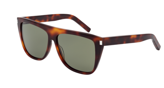 Saint Laurent Sunglass Unisex Havana Havana Green