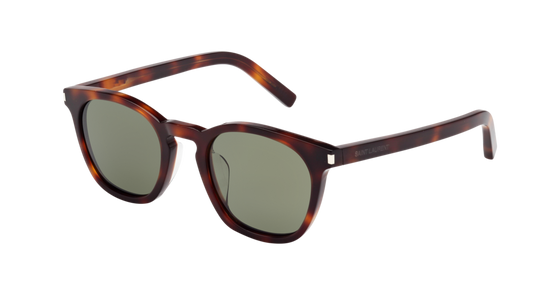 Saint Laurent Sunglass Unisex Havana Havana Green