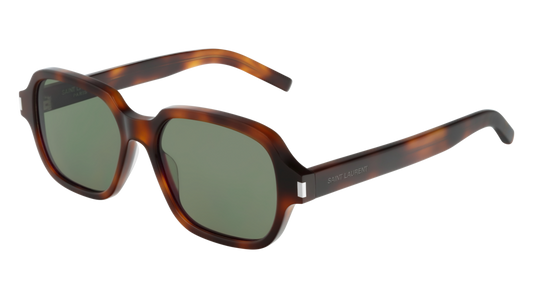 Saint Laurent Sunglass Unisex Havana Havana Green