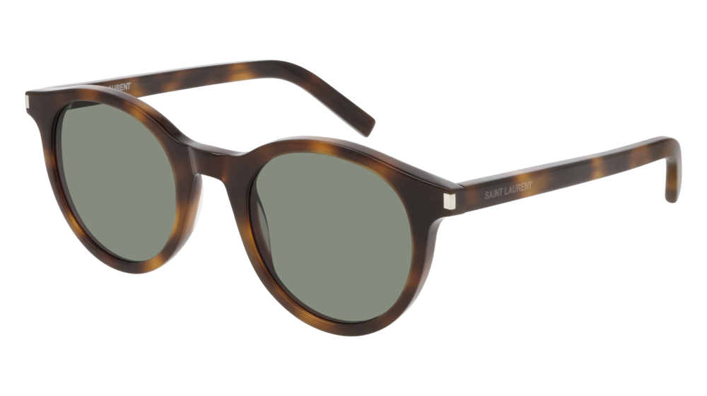 Saint Laurent Sunglass Unisex Havana Havana Green