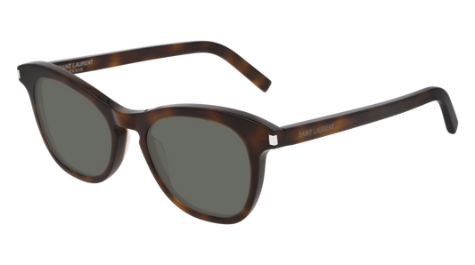 Saint Laurent Sunglass Unisex Havana Havana Green