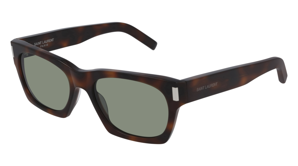 Saint Laurent Sunglass Unisex Havana Havana Green