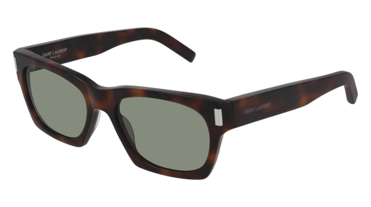 Saint Laurent Sunglass Unisex Havana Havana Green