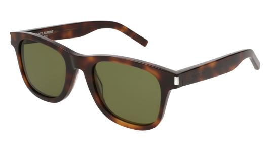 Saint Laurent Sunglass Unisex Havana Havana Green